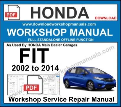 Honda Fit Workshop Service Repair Manual